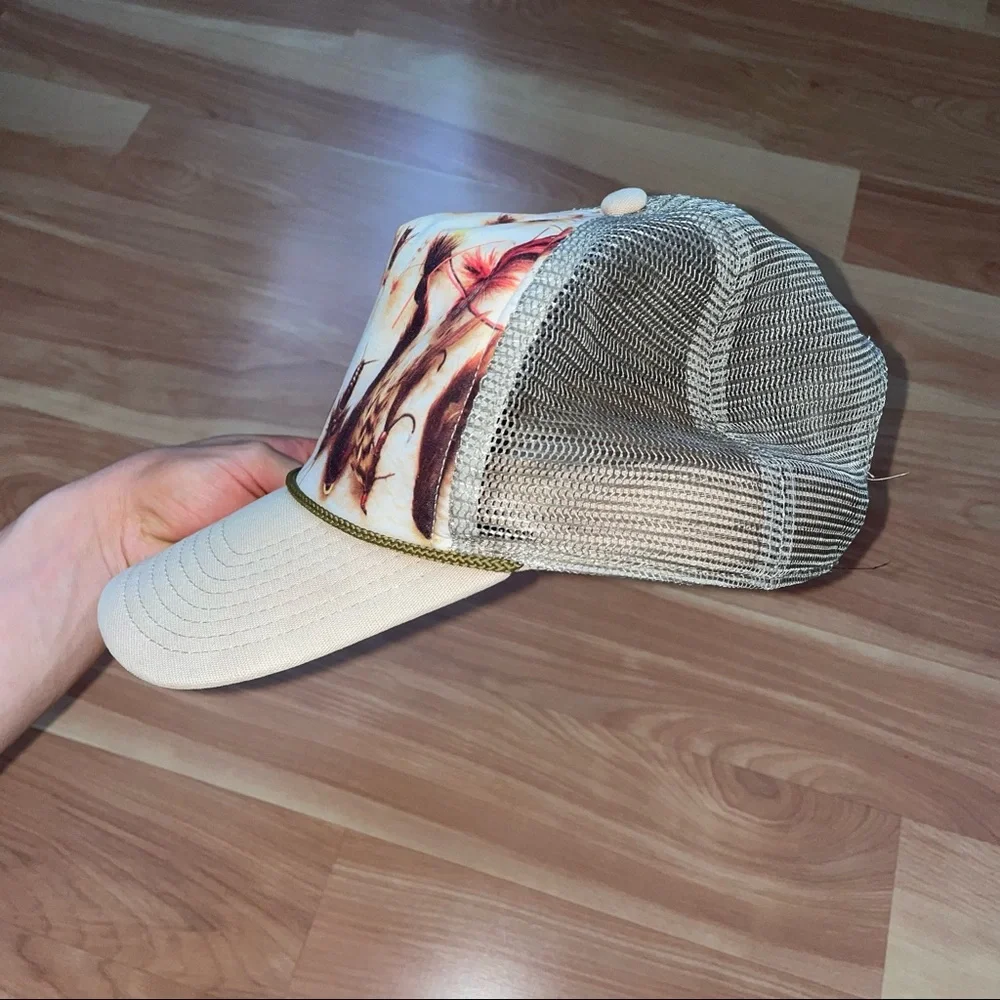 Patagonia RARE 2012  mens retro vtg fish fly lures fishing flies trucker hat